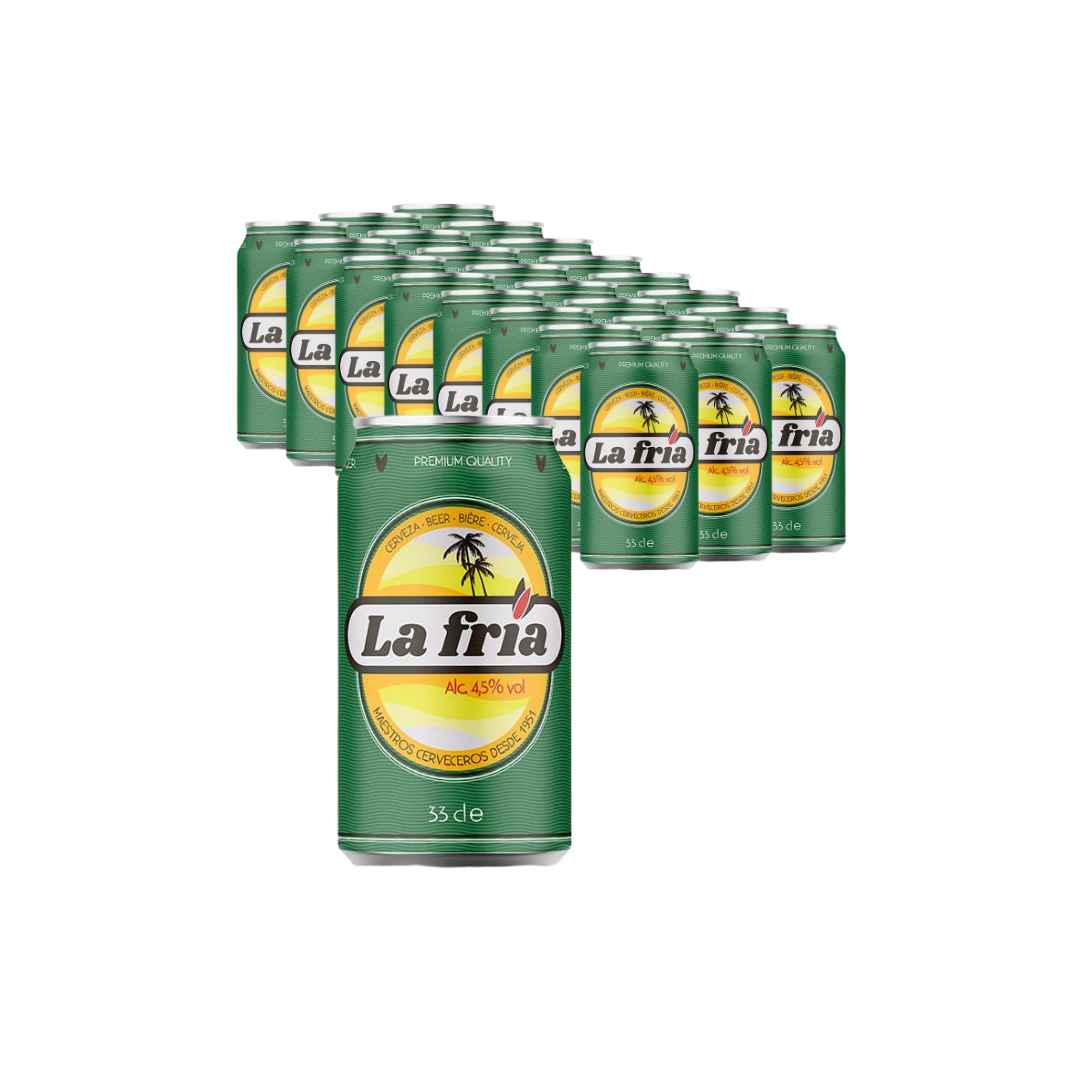 CERVEZA La Fria ENLATADA 24 UNIDADES